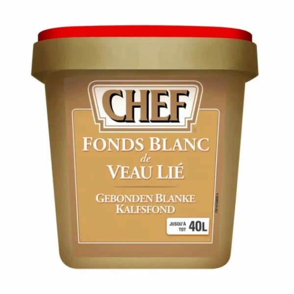 Vente flash 👏 Fonds blanc de veau lié 40L 800g 🔥 1