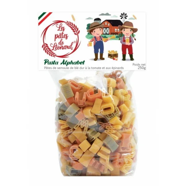 Top 10 🎉 Pâtes Italiennes Alphabet 250 g Les Pâtes de Léonard ⌛ 1