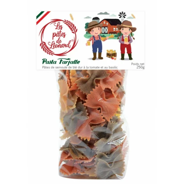 Sortie 👍 Pâtes Italiennes Farfalles 250 g Les Pâtes de Léonard 👏 1