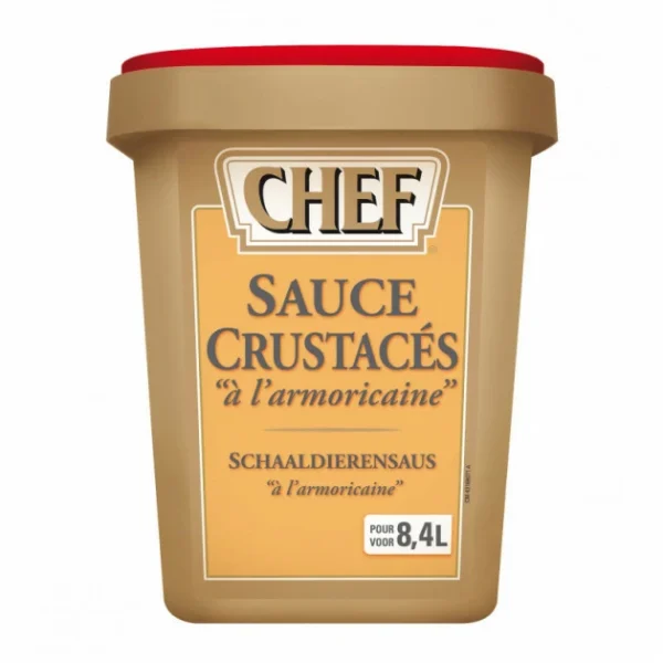 Vente flash 👏 Sauce Crustacés à l’Armoricaine déshydratée 8,4 L 960g ⭐ 1